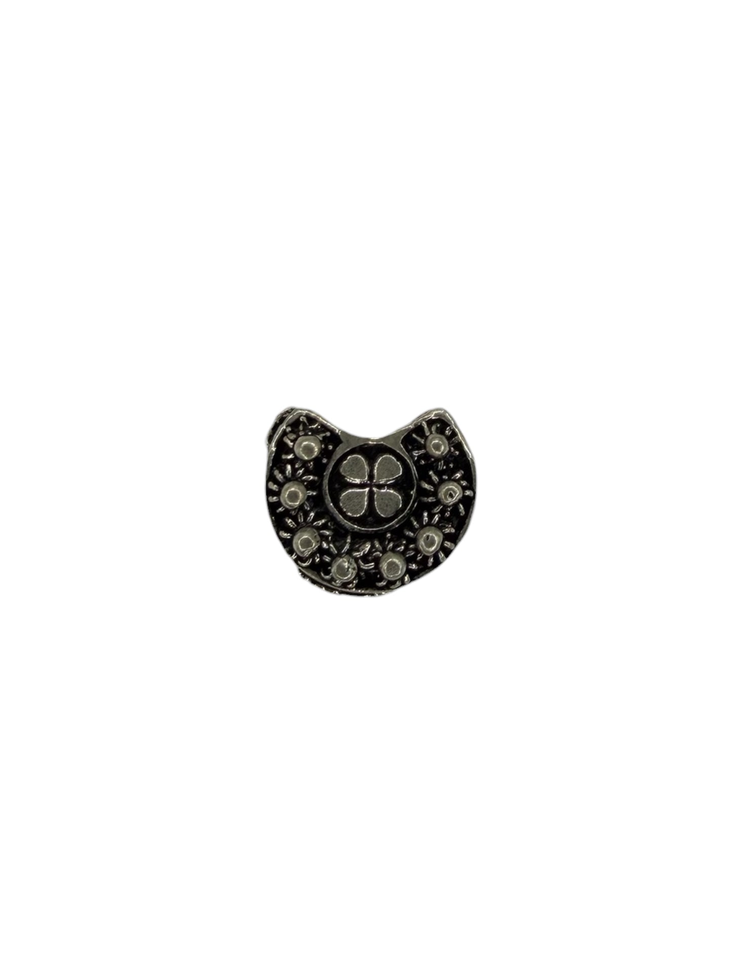 Charm Ferro di Cavallo e Quadrifoglio in Argento 800